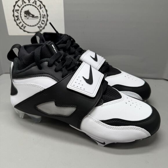 Nike Diamond Turf 93 TD Football Cleats White Black HF5298 101 Men Size 8 NEW